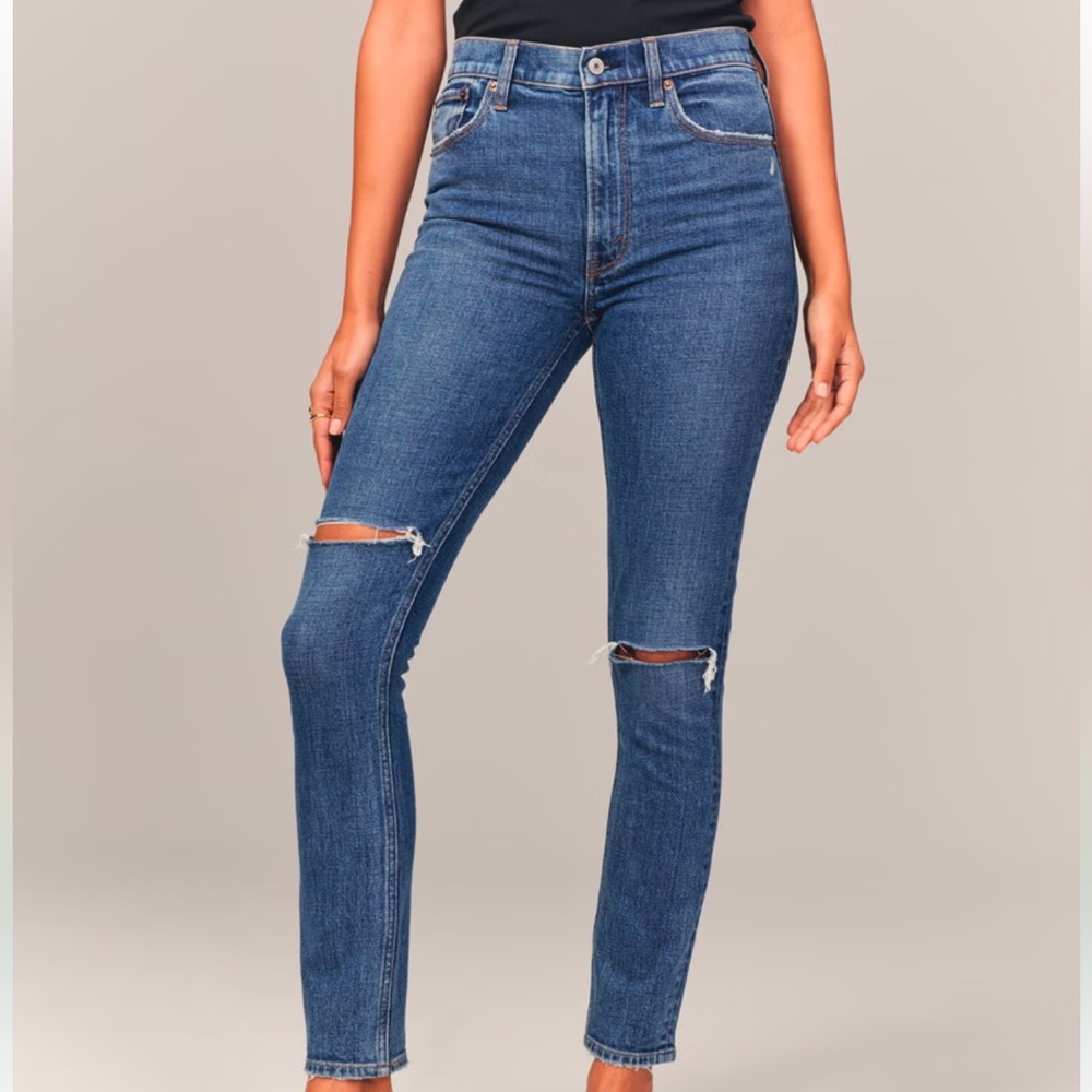 Abercrombie high rise jeans